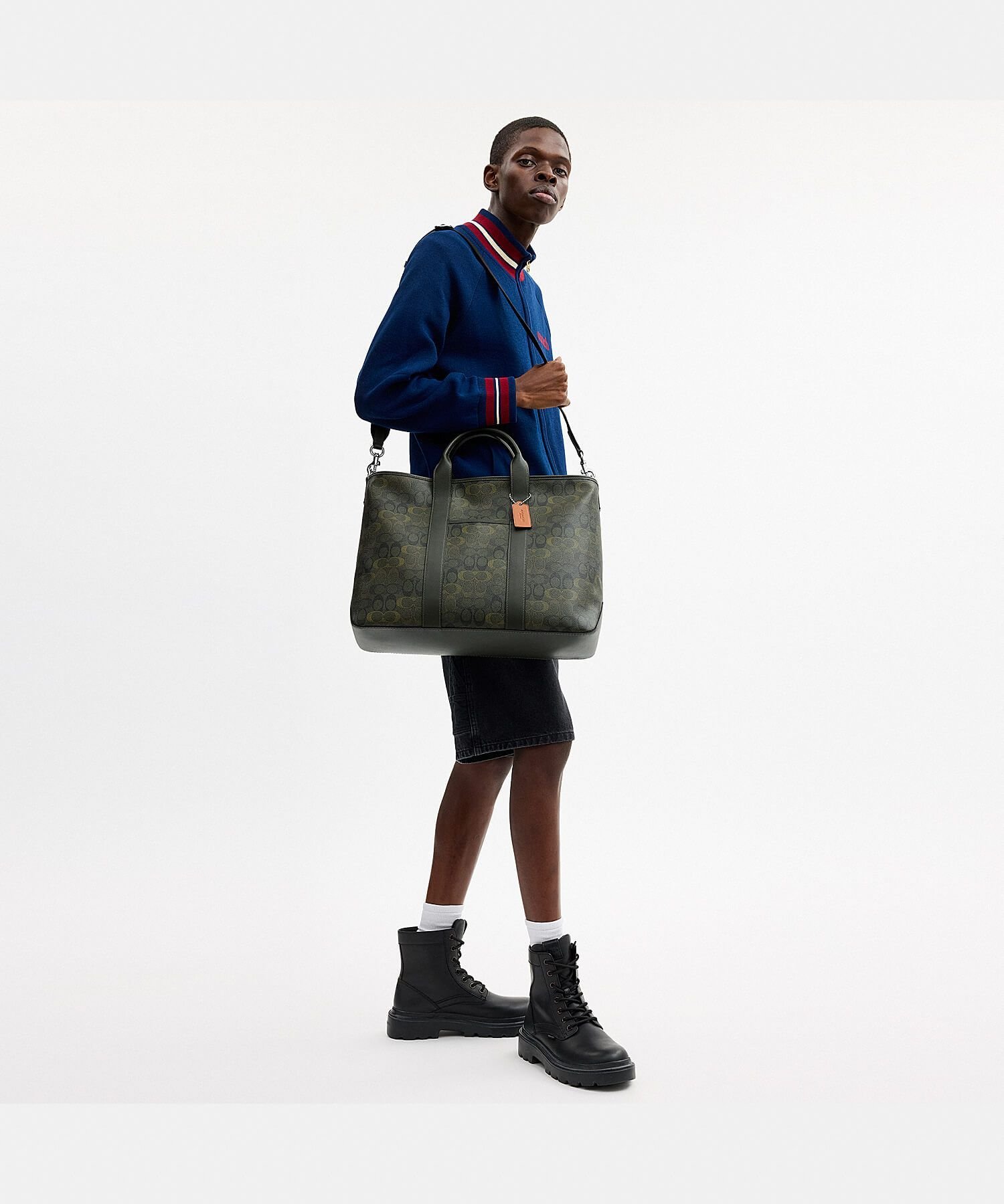 COACH OUTLET 【公式】グレイソン トート バッグ・シグネチャー カモ プリント コーチ アウトレット バッグ トートバッグ グリーン