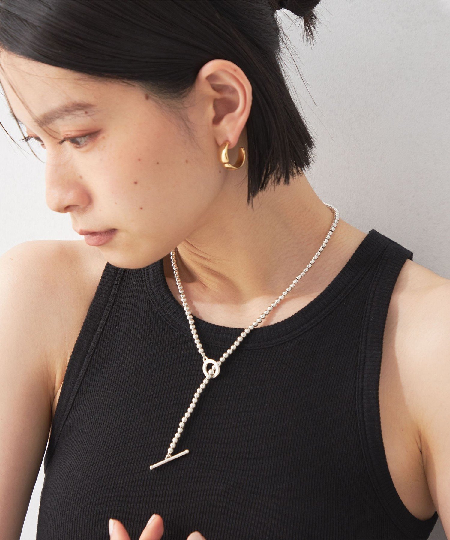 EMMEL REFINES ＜PHILIPPE AUDIBERT＞SP Ball chain ネックレス＜Select by EMMEL REFINES＞ ユナイテッドアローズ グリーンレーベルリラクシング アクセサリー・腕時計 その他のアクセサリー…