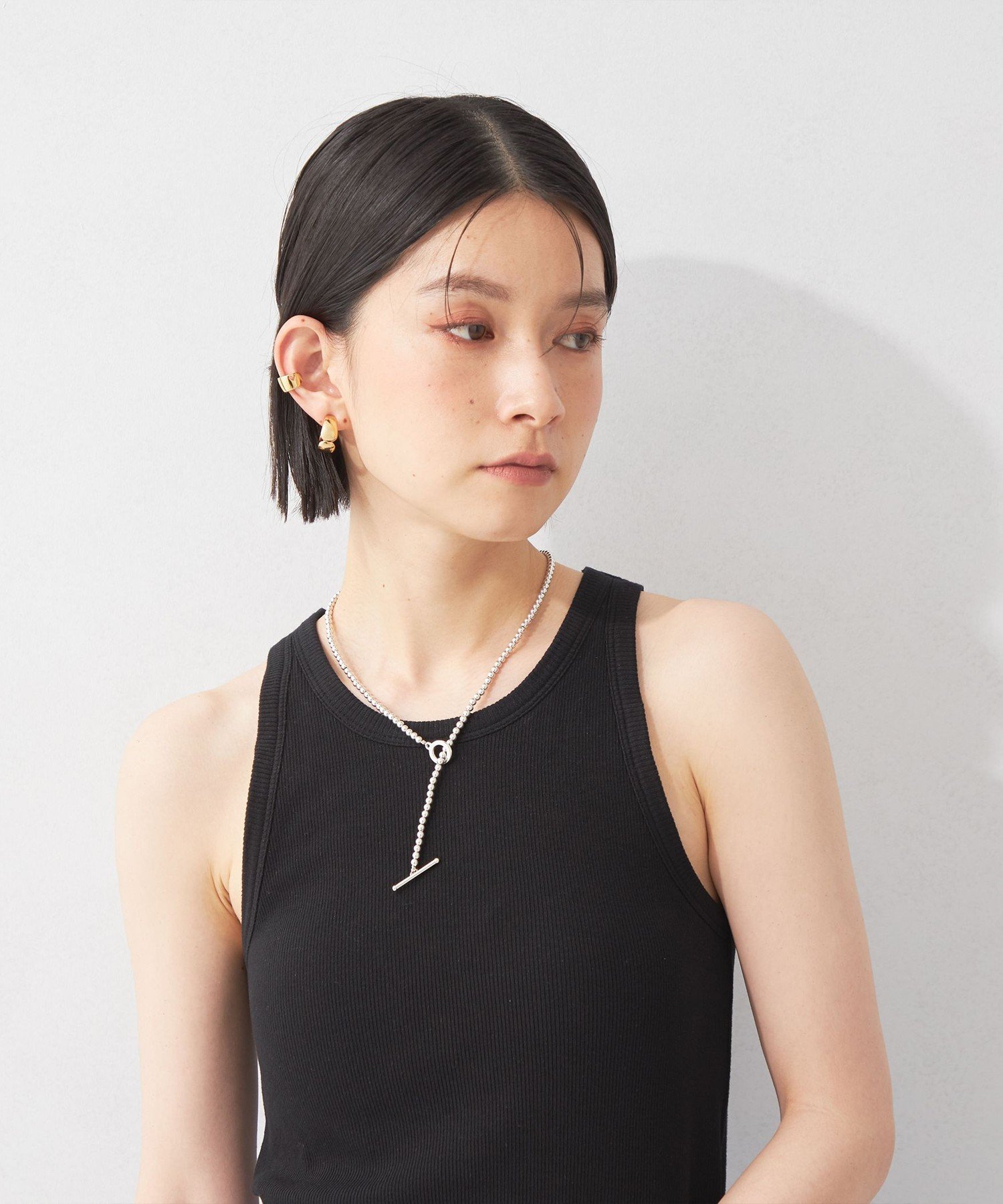 EMMEL REFINES ＜PHILIPPE AUDIBERT＞SP Ball chain ネックレス＜Select by EMMEL REFINES＞ ユナイテッドアローズ グリーンレーベルリラクシング アクセサリー・腕時計 その他のアクセサリー・腕時計 シルバー【送料無料】