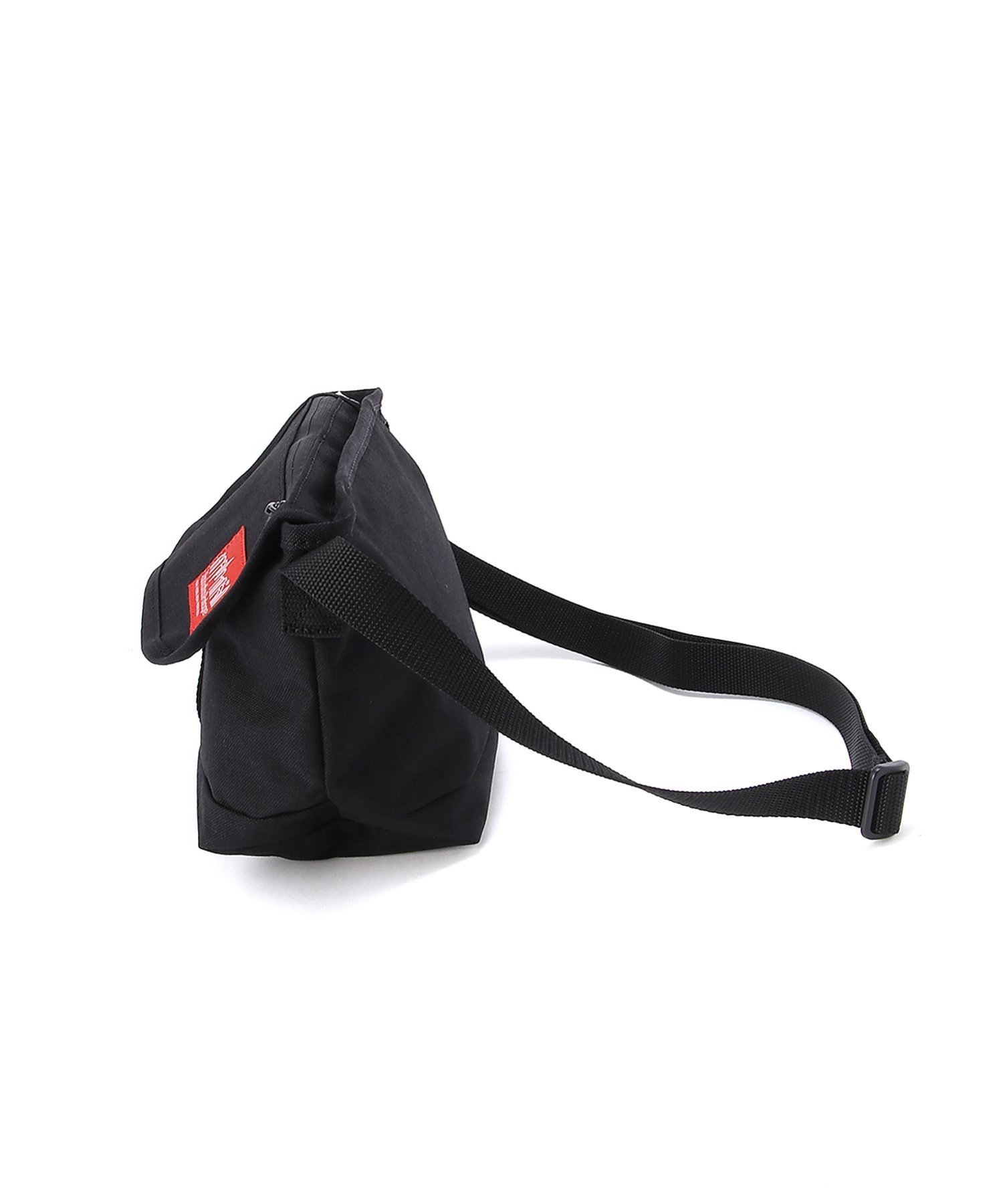 Manhattan Portage 1603Nylon Messenger Bag Flap Zipper Pocket マンハッタンポーテージ バッグ ショルダーバッグ ブラック【送料無料】