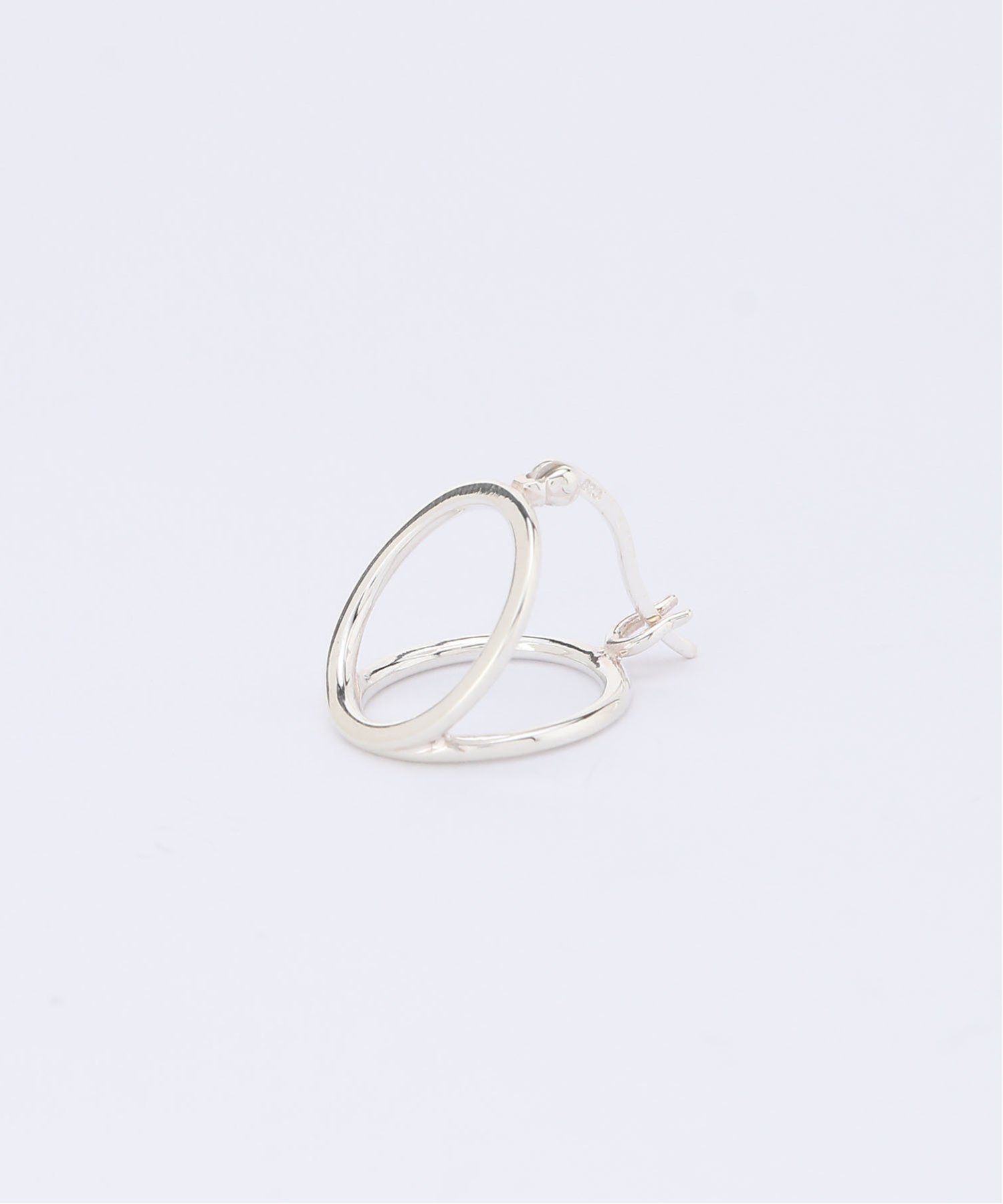 SCALABLANCHE SCALABLANCHE/(W)サークルサンドピアス(SV925) スカラ アクセサリー・腕時計 ピアス シルバー【送料無料】