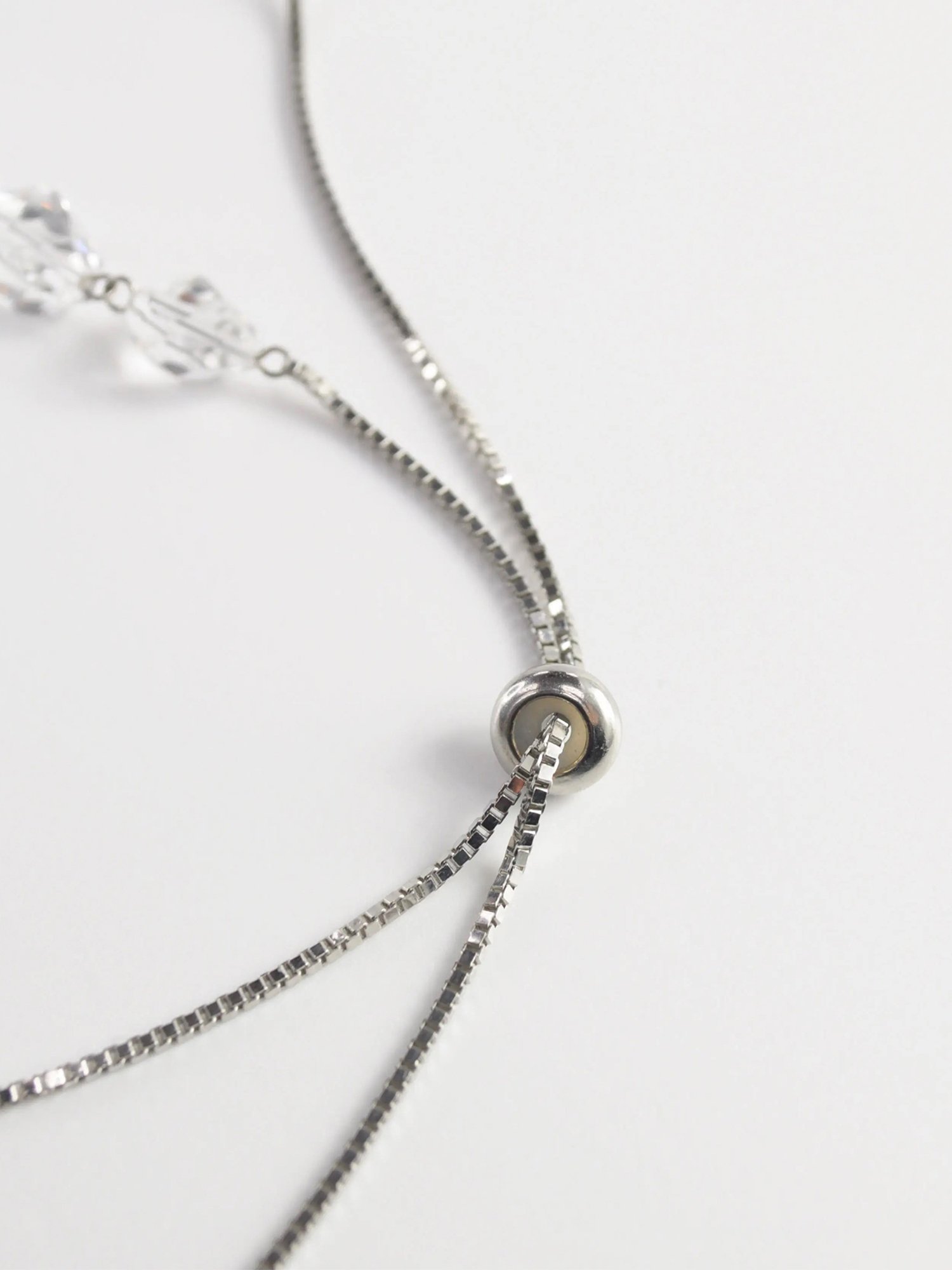 anq. 「anq.」ロッククリスタルツイストカット 2WAY/Y字 ネックレス クークロワッサン アクセサリー・腕時計 ネックレス【送料無料】