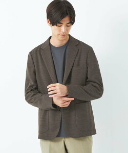 【SALE／70%OFF】UNITED ARROWS green label relaxing ウール ジャージ 2B ジャケット -マシンウォッシャブル・防シワ・ストレッチ- ユナイテッドアローズ アウトレット ジャケット・アウター テーラードジャケット・ブレザー ブラウン グレー ネイビー【送料無料】