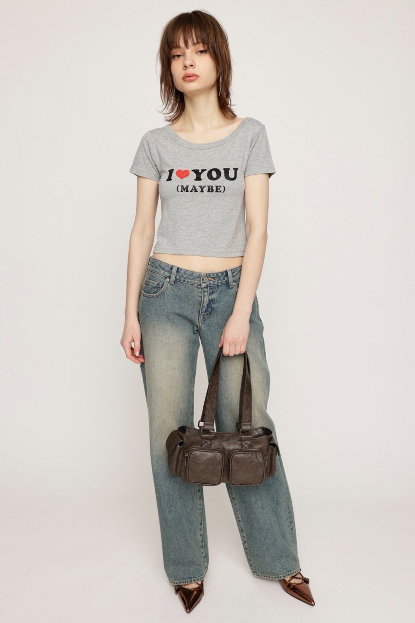 SLY HinaYoshiharaxSLY L/W DENIM パンツ スライ パンツ ジーンズ・デニムパンツ ブルー