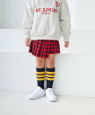 【SALE/20%OFF】LOWRYS FARM アシメキルトプリーツスカート ローリーズファーム スカート ミニスカート レッド ネイビー