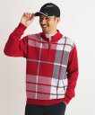 【SALE/30%OFF】adabat 【防風】リバーシブル ハーフジップセーター アダバット トップス ニット レッド ネイビー【送料無料】
