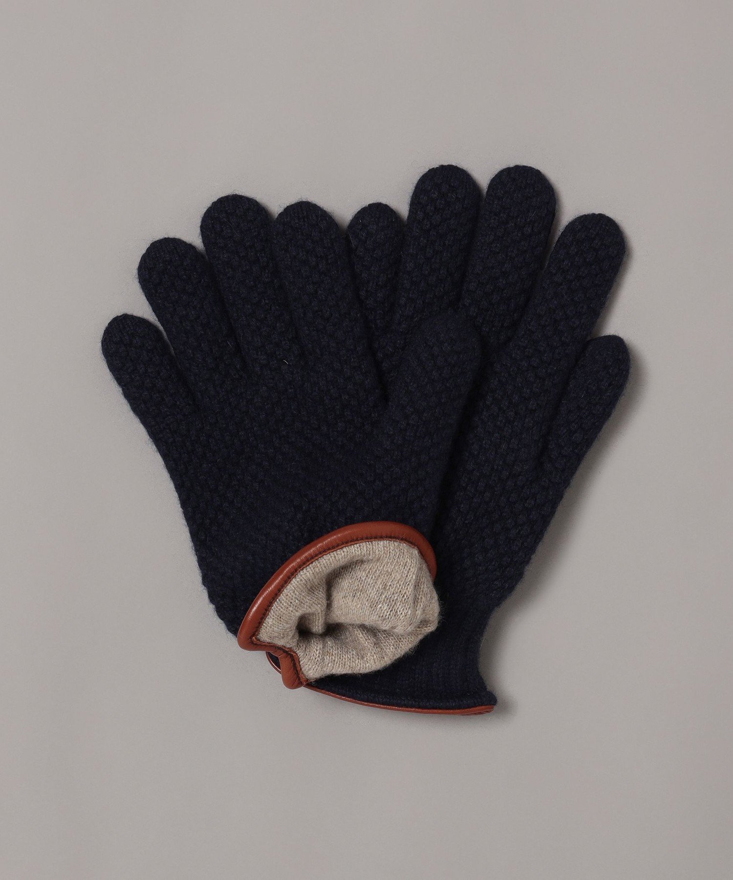 楽天市場】メンズ手袋（カラーブルー・素材（生地・毛糸）本革）（手袋