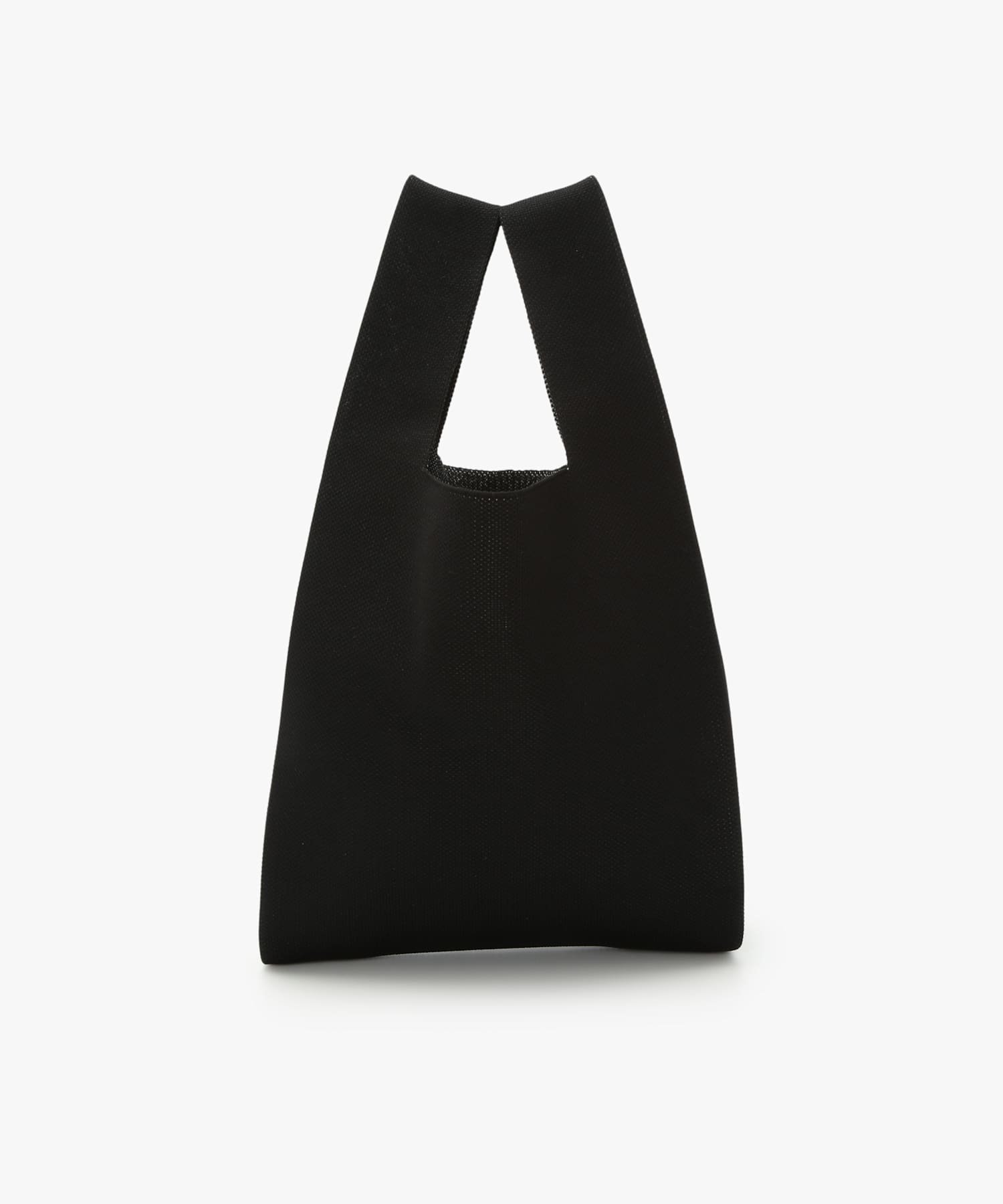 To b. by agnes b. ニット ロゴトートバッグ アニエスベー バッグ ハンドバッグ ブラック【送料無料】