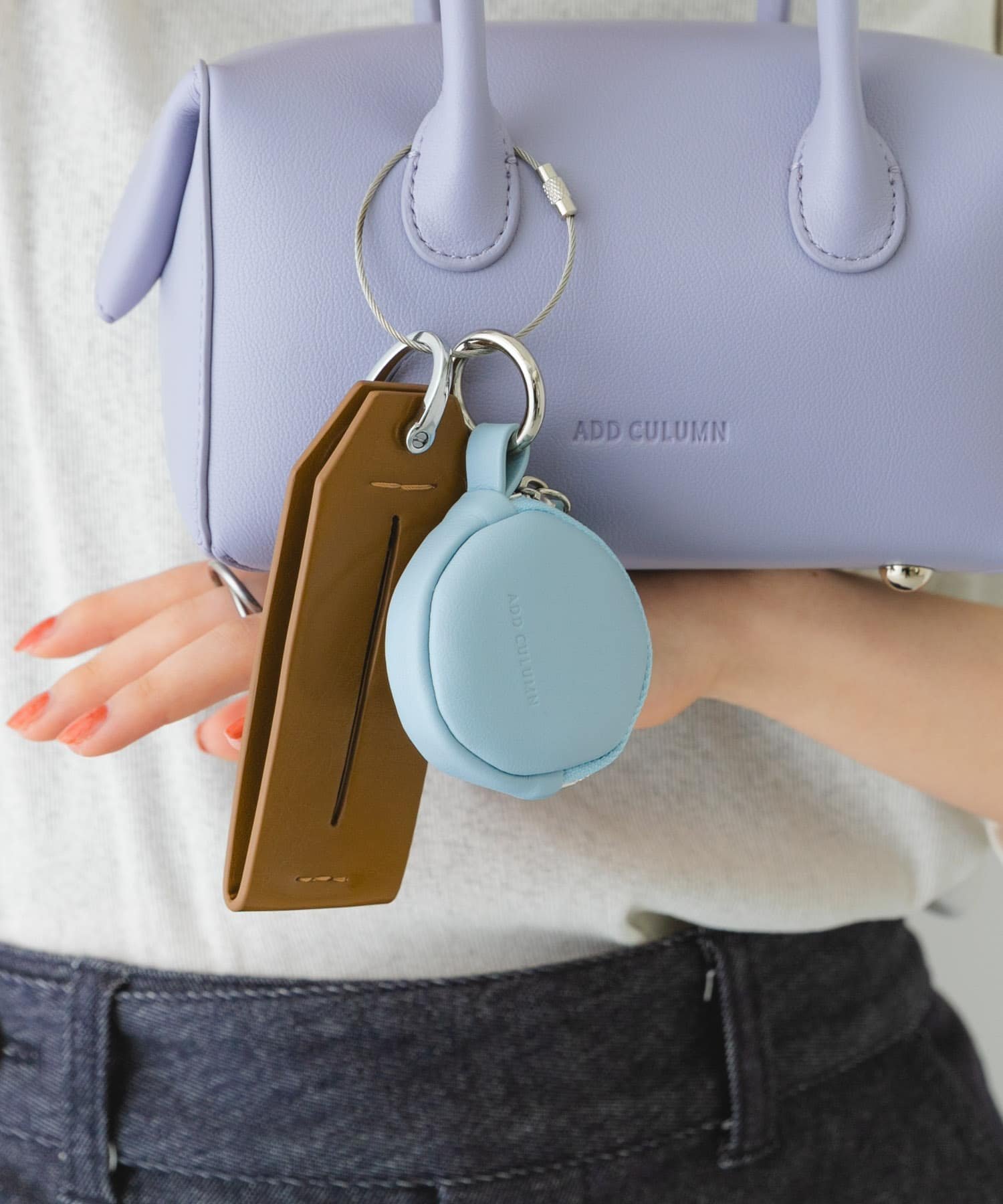 【SALE/10%OFF】RODE SKO ADD CULUMN MACARON KEY CHARM ロデスコ ファッション雑貨 チャーム・キーチェーン イエロ...