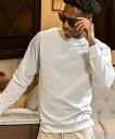 1PIU1UGUALE3 RELAX 1PIU1UGUALE3 RELAX/ラインストーンヘムシルケットロングTシャツ シフォン トップス カットソー・Tシャツ ベージュ ブラック ホワイト【送料無料】