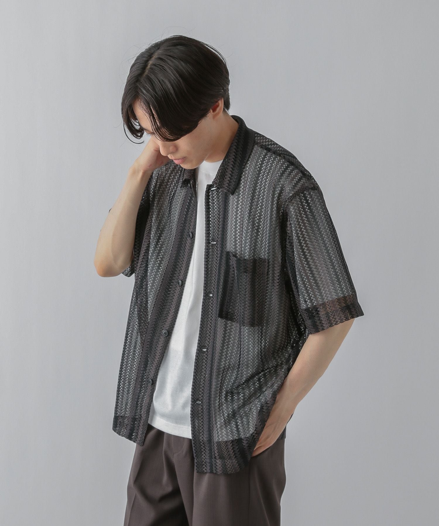 【SALE／50%OFF】GLOBAL WORK トクトク2SET/メッシュシャツ/CLEAN MODE/571603 グ...