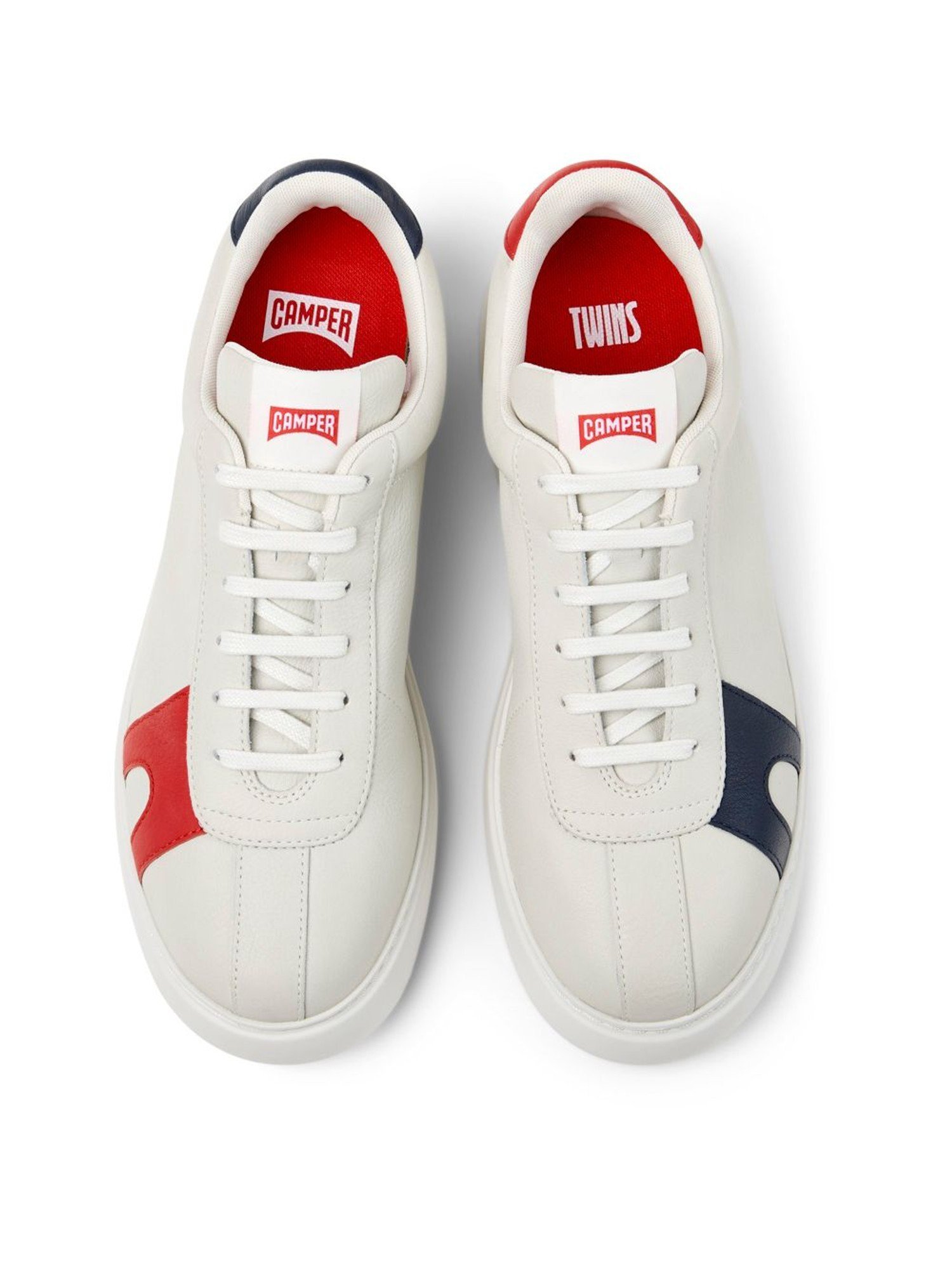 CAMPER [カンペール] TWINS / レザースニーカー カンペール シューズ・靴 スニーカー ホワイト【送料無料】