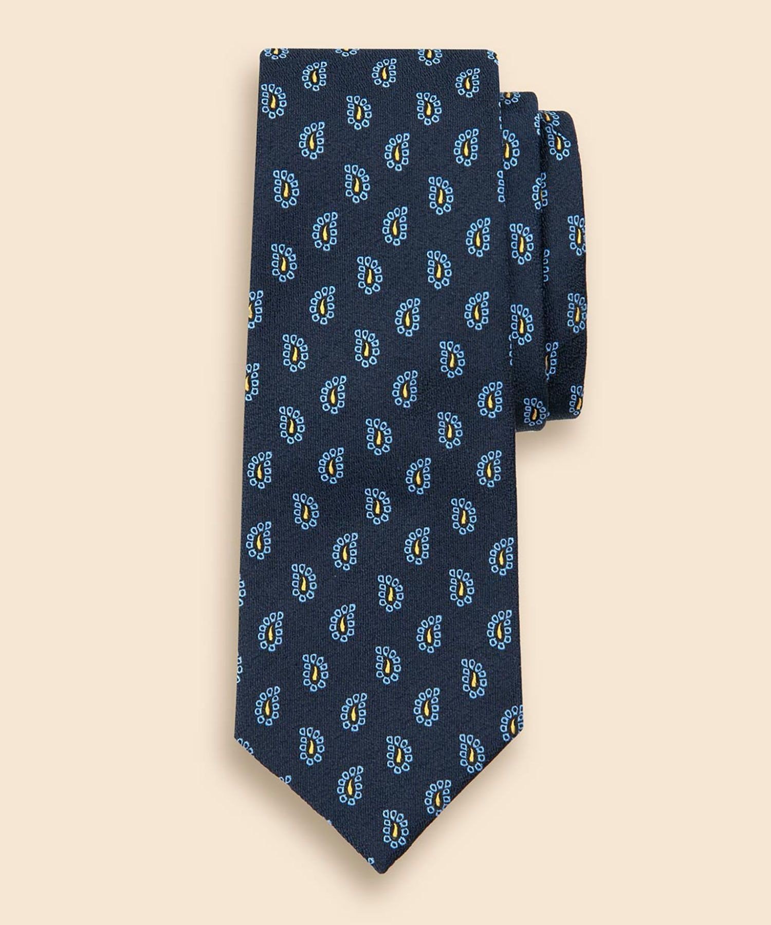 【SALE／40%OFF】BROOKS BROTHERS シルク ラージペイズリー ジャカードタイ ブルックス ブラザーズ スーツ・フォーマル ネクタイ・蝶ネクタイ レッド ネイビー【送料無料】