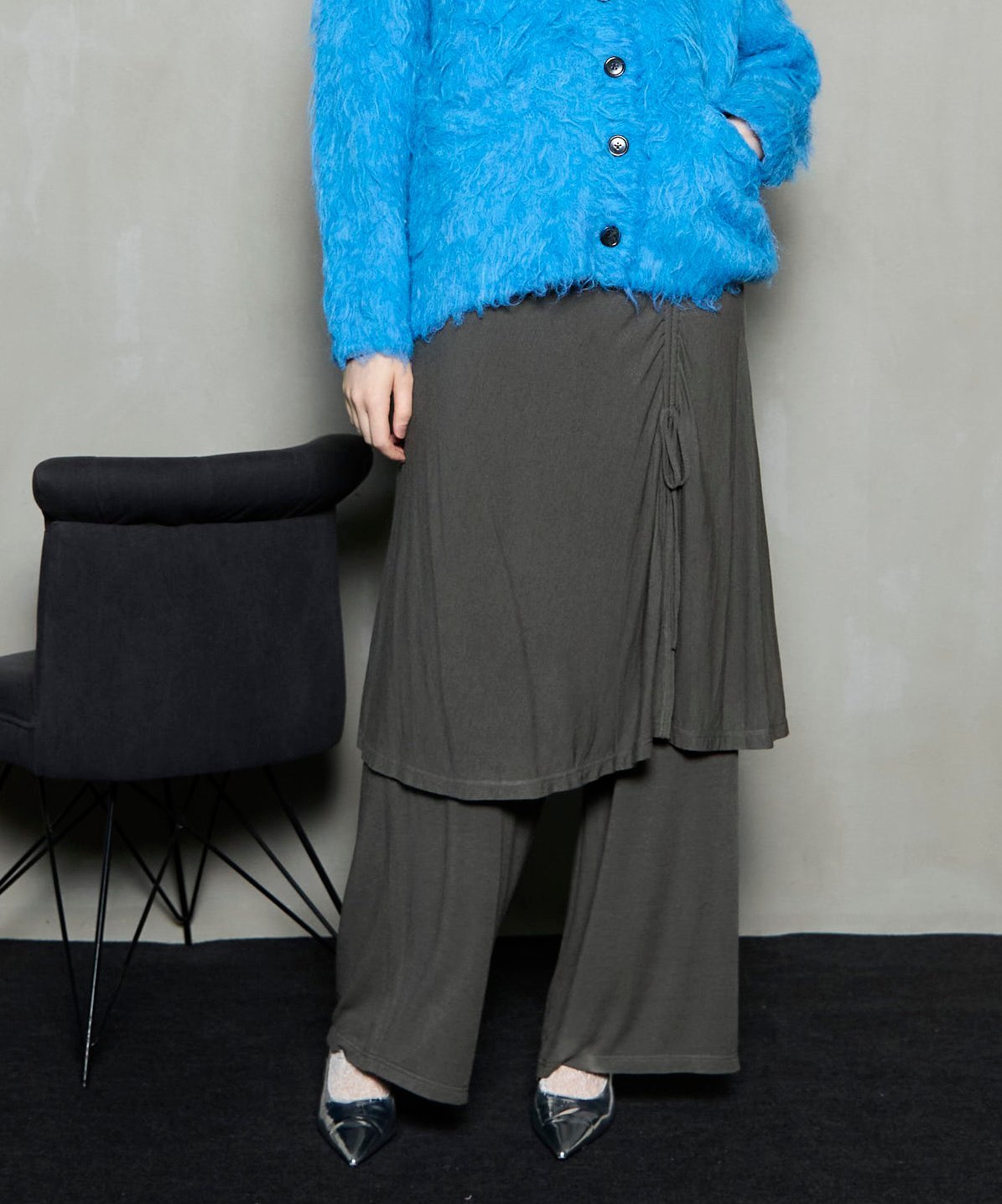 MAISON SPECIAL �A���O���E�[���X�J�[�g�p���c ���]���X�y�V���� �p���c ���̑��̃p���c �O���[ �u���b�N �s���N   