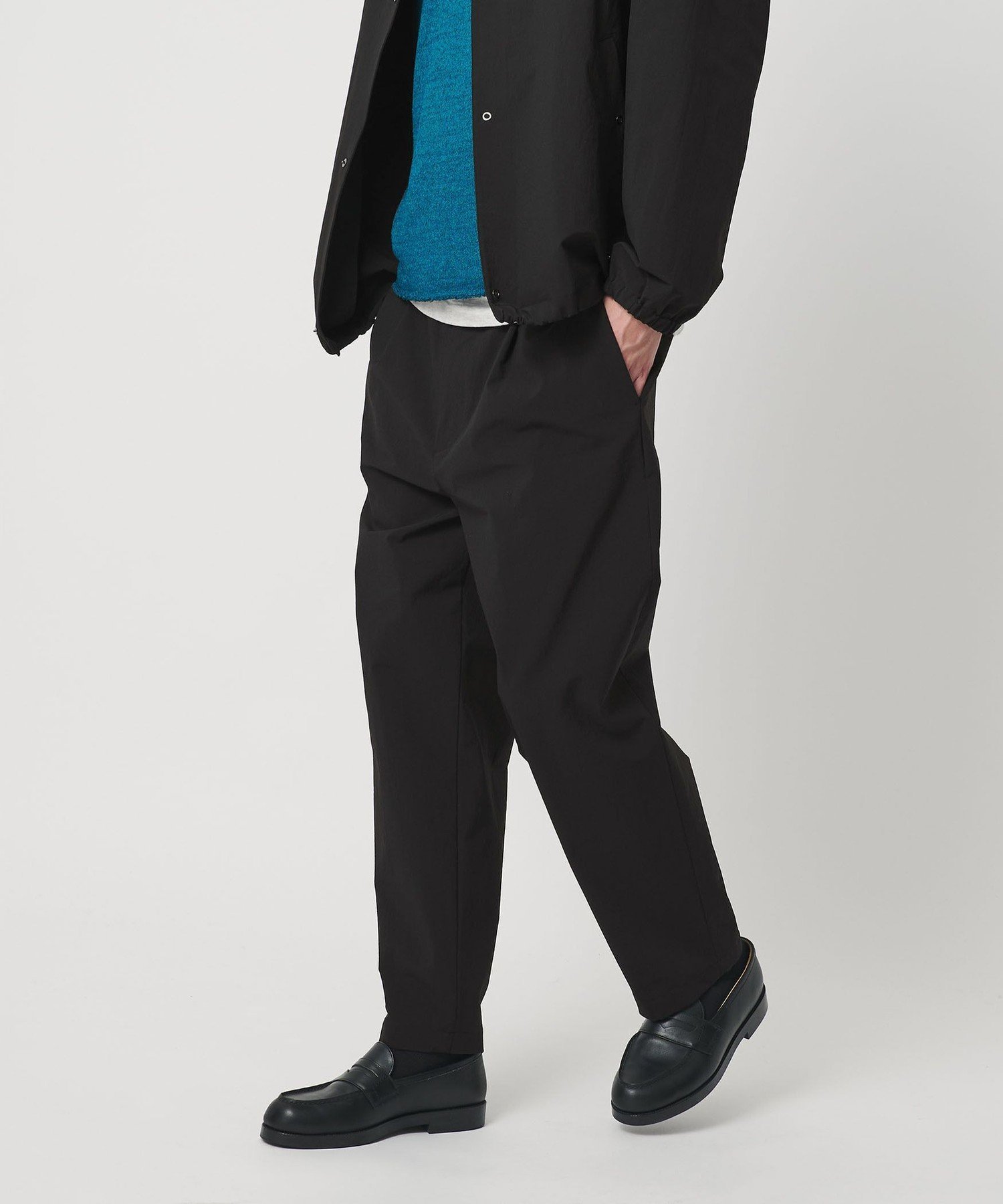 BEAUTY&YOUTH UNITED ARROWS 360°MASTER 2.0 バルーン イージーパンツ NO.9 セットアップ対応 ストレッチ 撥水 ウォッシャブル ビューティー＆ユース　ユナイテッドアローズ パンツ その他のパンツ ブラック グレー【送料無料】