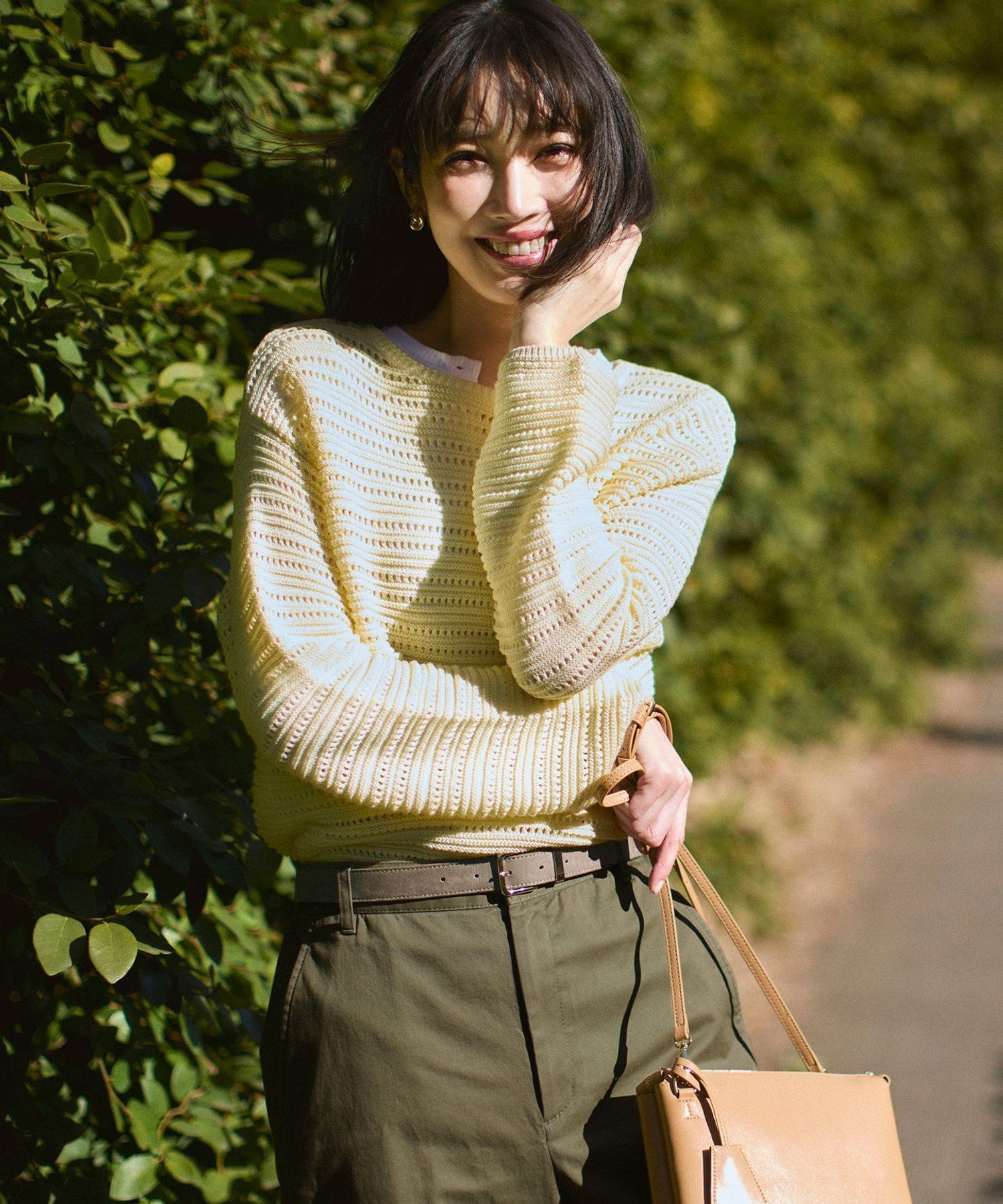 Boat Neck - 23区 コットンギマ ボートネック ニット ニジュウサンク トップス ニット ホワイト ネイビー ベージュ イエロー【送料無料】