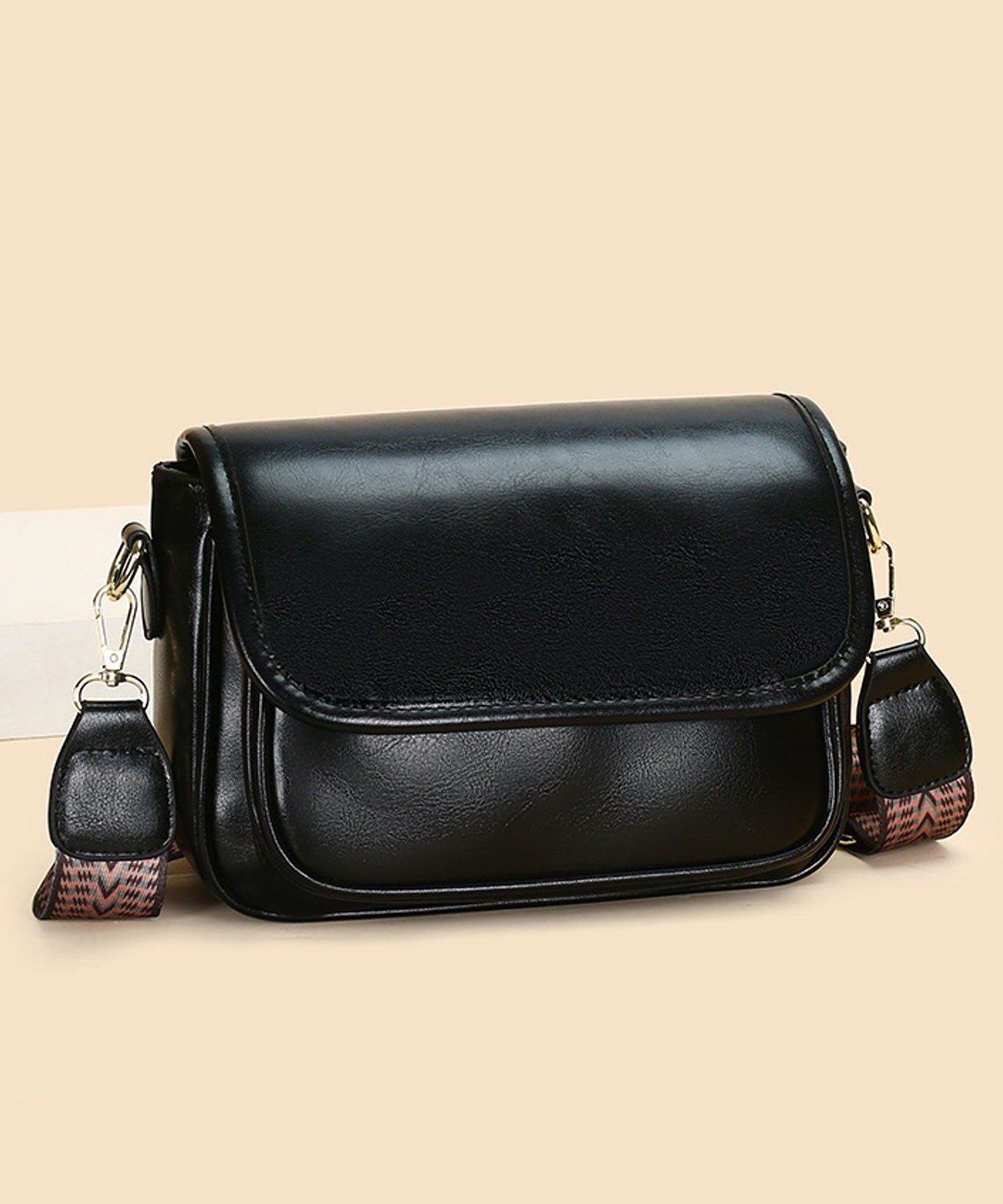 florist 2WAY レザータッチフラップショルダーバッグ(500mlペットボトル収納可) フローリスト バッグ ショルダーバッグ ブラウン ブラック【送料無料】