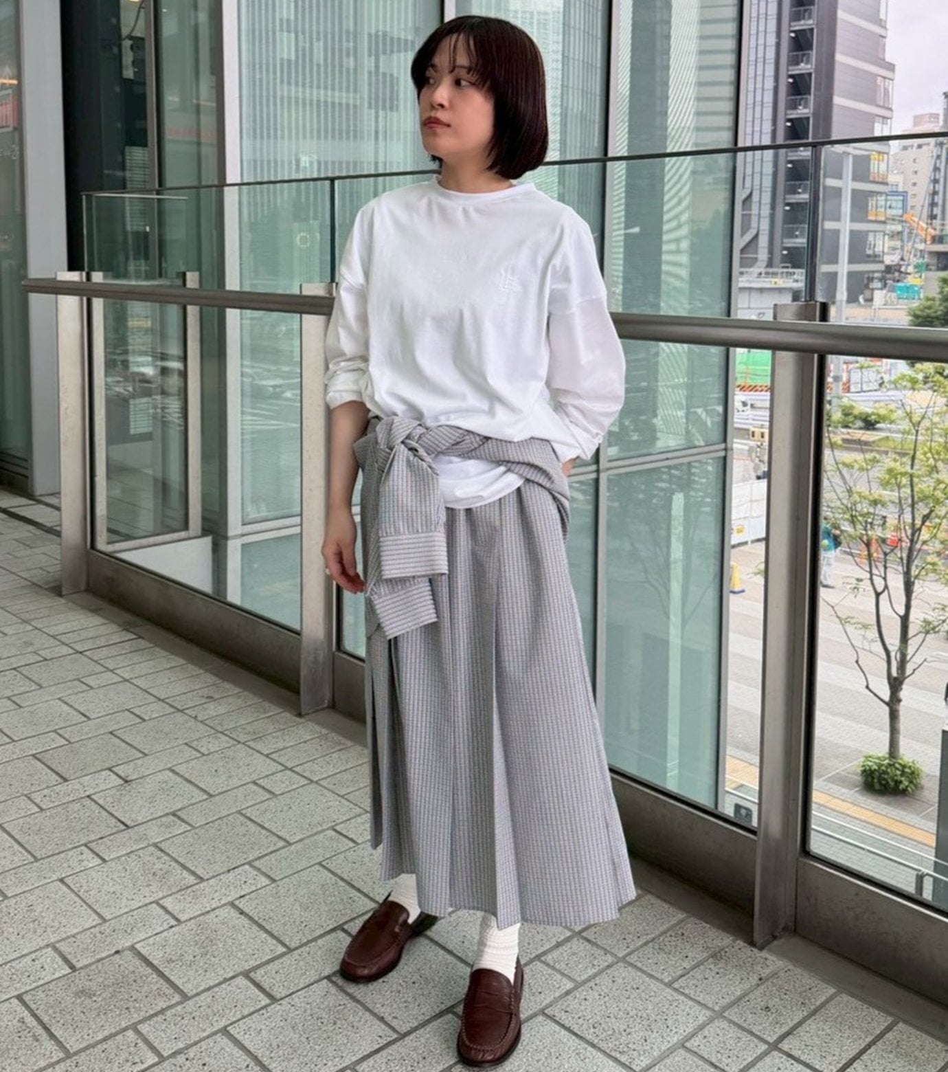 LE CIEL BLEU LEエンブロイダリーロングT / LE Embroidery Long T ルシェルブルー トップス カットソー・Tシャツ ピンク ホワイト ブラック