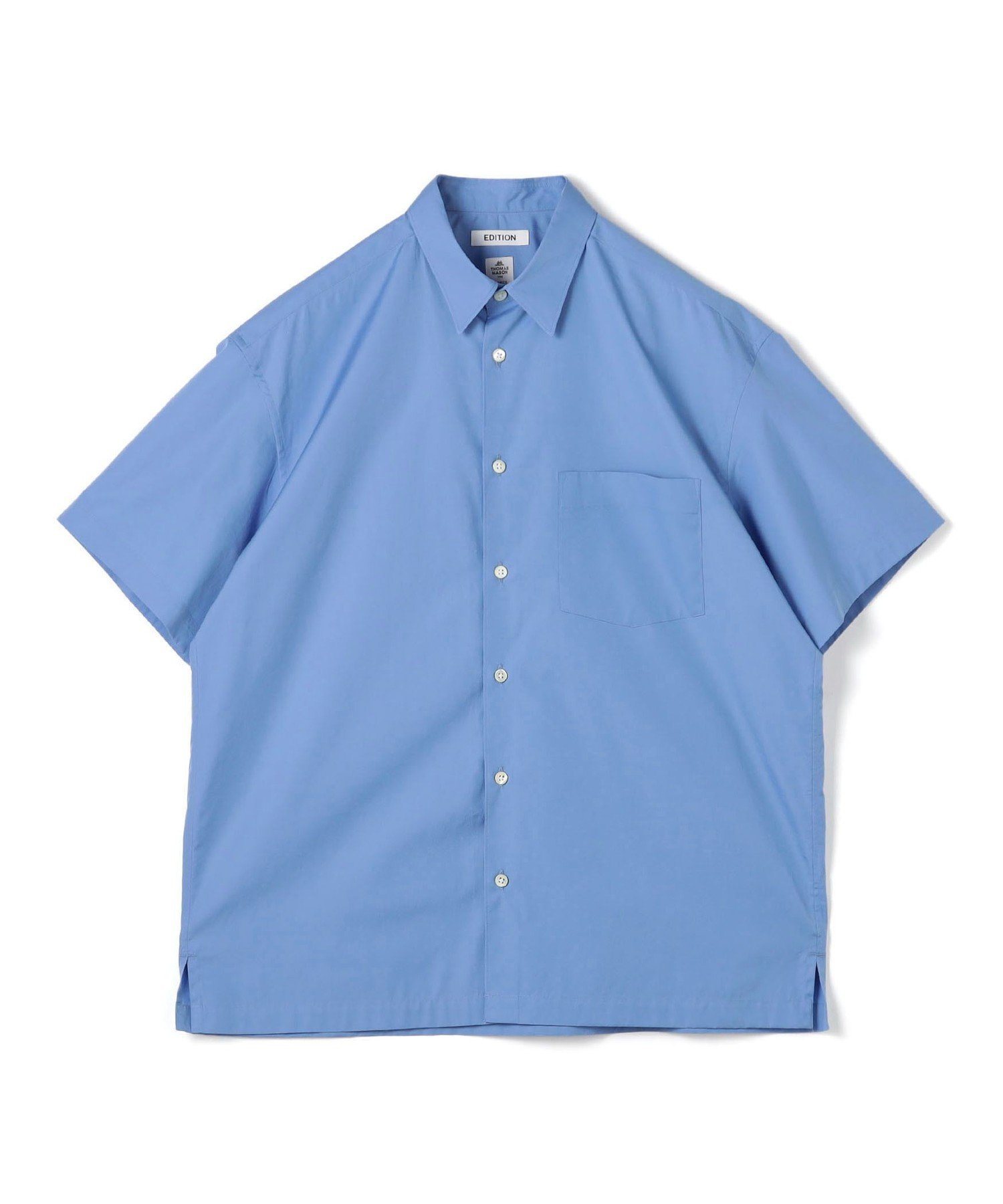 EDITION THOMAS MASON ポプリンショートスリーブシャツ トゥモローランド トップス シャツ ブラウス ホワイト【送料無料】