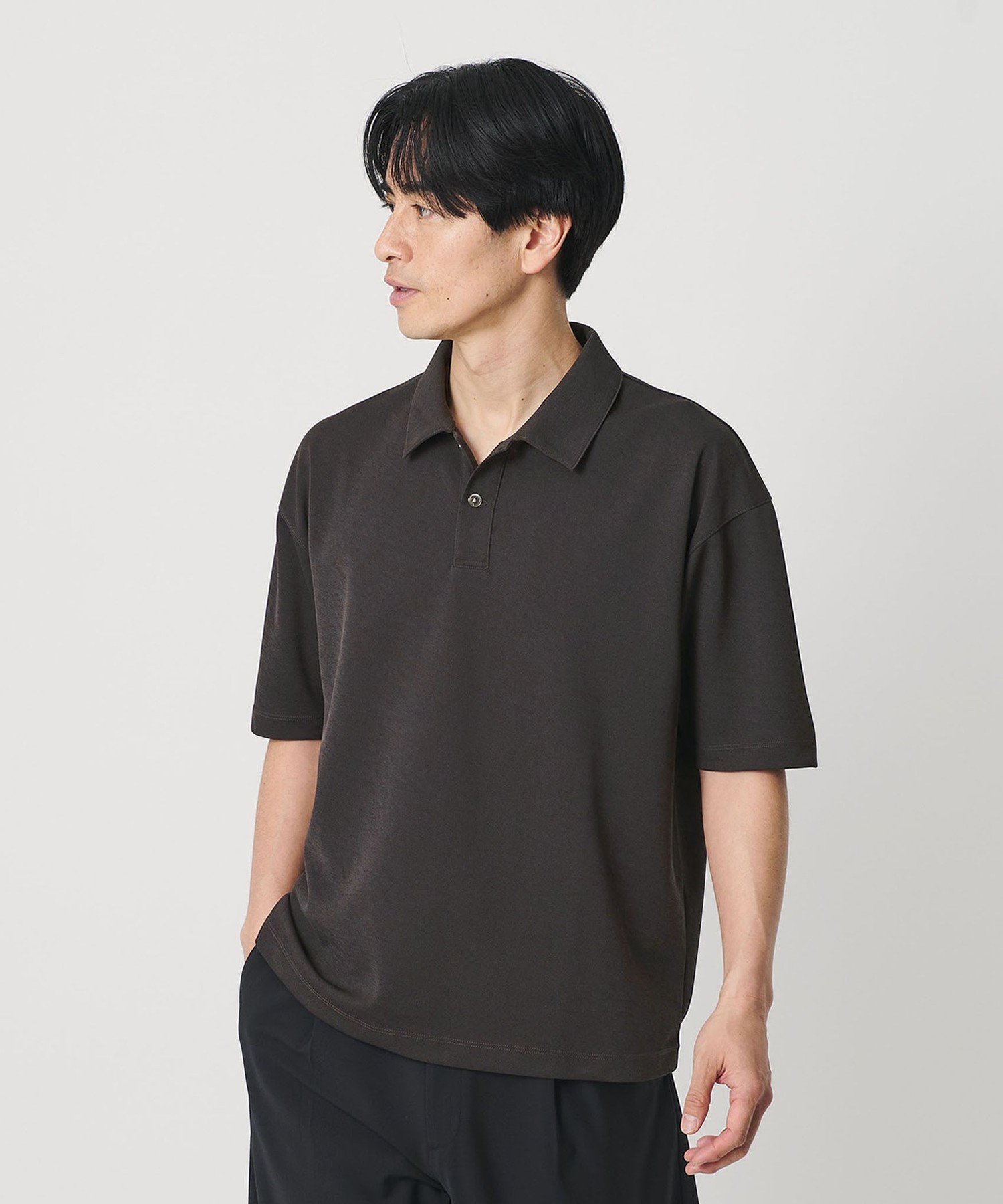 BEAUTY&YOUTH UNITED ARROWS ドライ スムース ジャージー ポロシャツ 吸水速乾 ビューティー＆ユース　ユナイテッドアローズ トップス カットソー・Tシャツ グレー ネイビー ベージュ【送料無料】