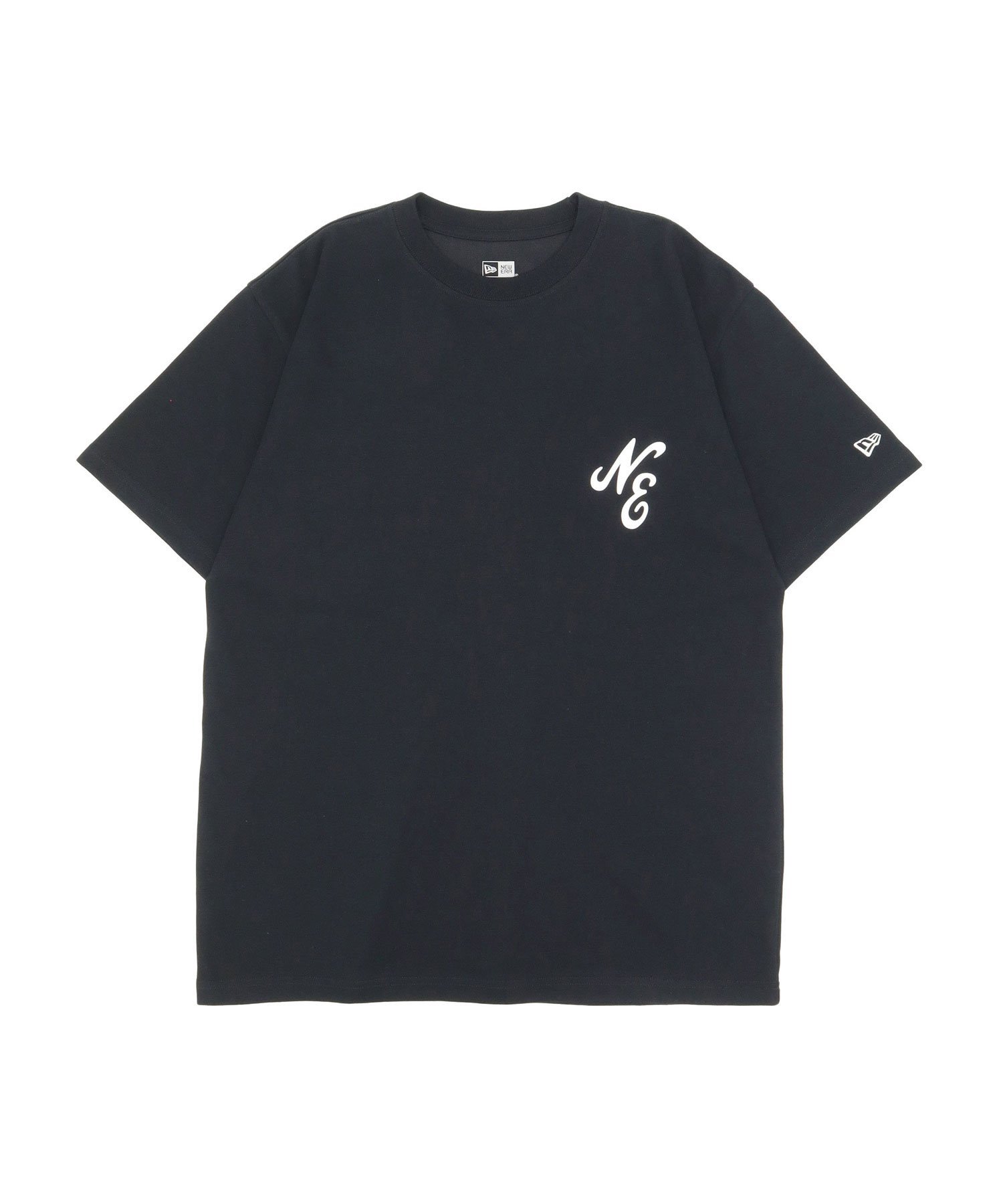 NEW ERA ニューエラ 半袖Tシャツ クラシックロゴ オンスポッツ トップス カットソー・Tシャツ ホワイト ブラック【送料無料】