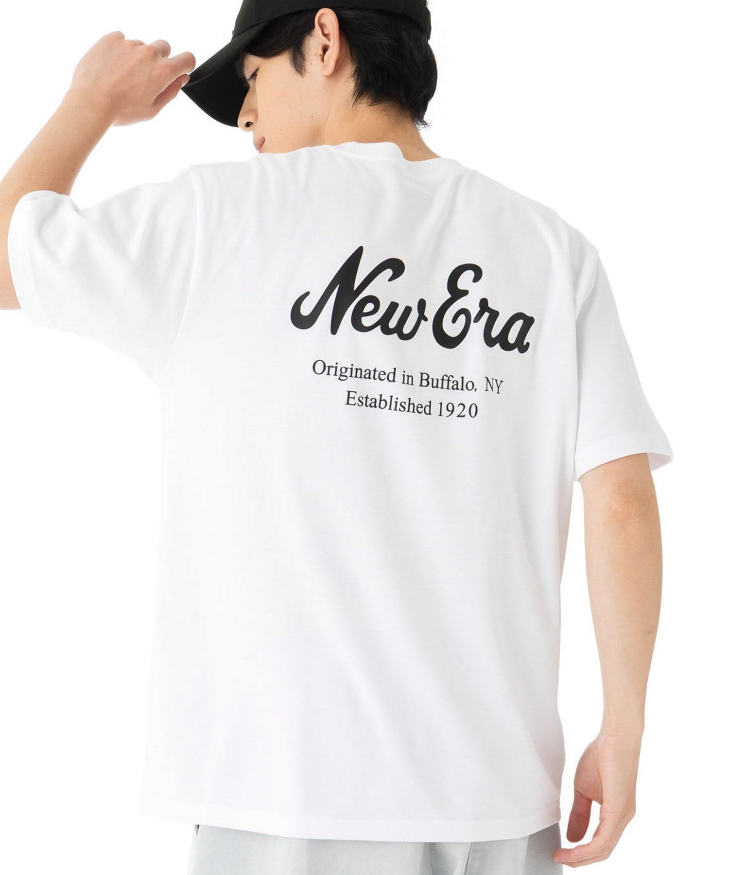ニューエラ 半袖Tシャツ クラシックロゴ オンスポッツ トップス カットソー・Tシャツ ホワイト ブラック