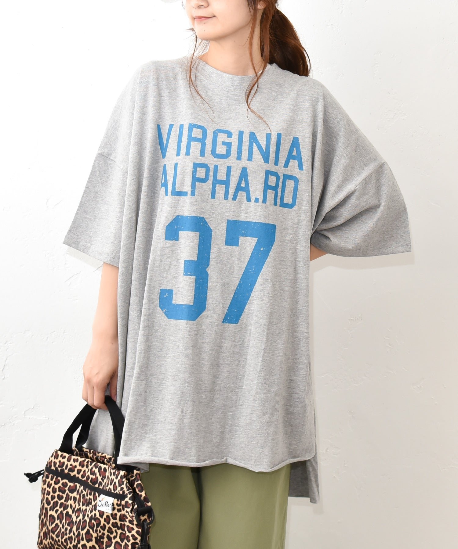 in the Market IN THE MARKET｜ [[C-2586]][C] ハグハグ トップス カットソー・Tシャツ グレー ブラック ホワイト