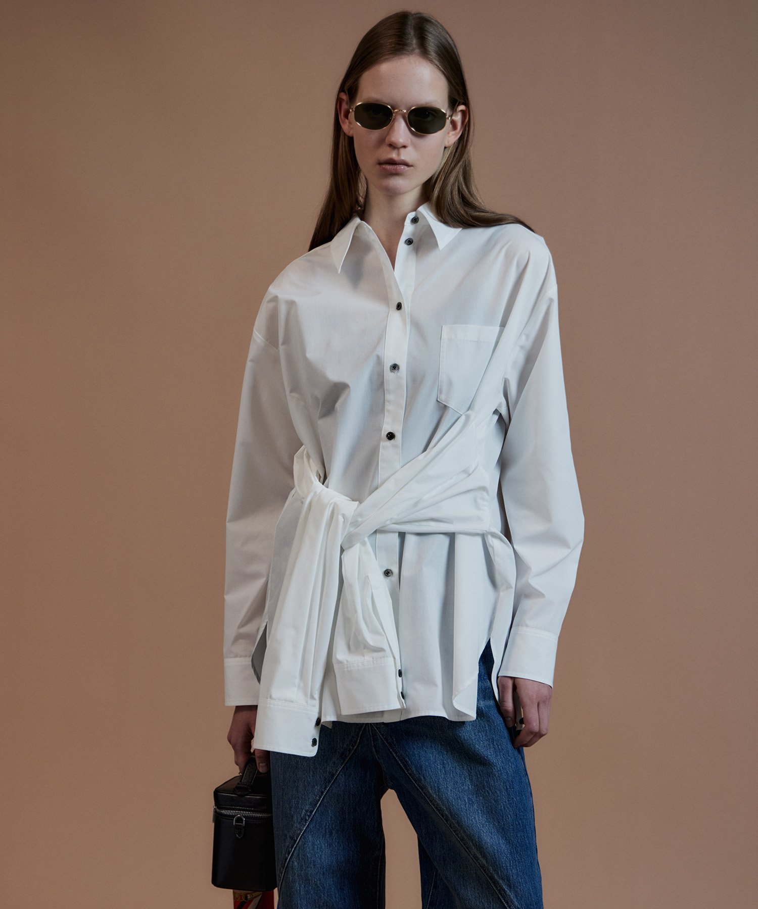 MAISON SPECIAL Fake Sleeve Shirt メゾンスペシャル トップス シャツ・ブラウス ブラック ホワイト