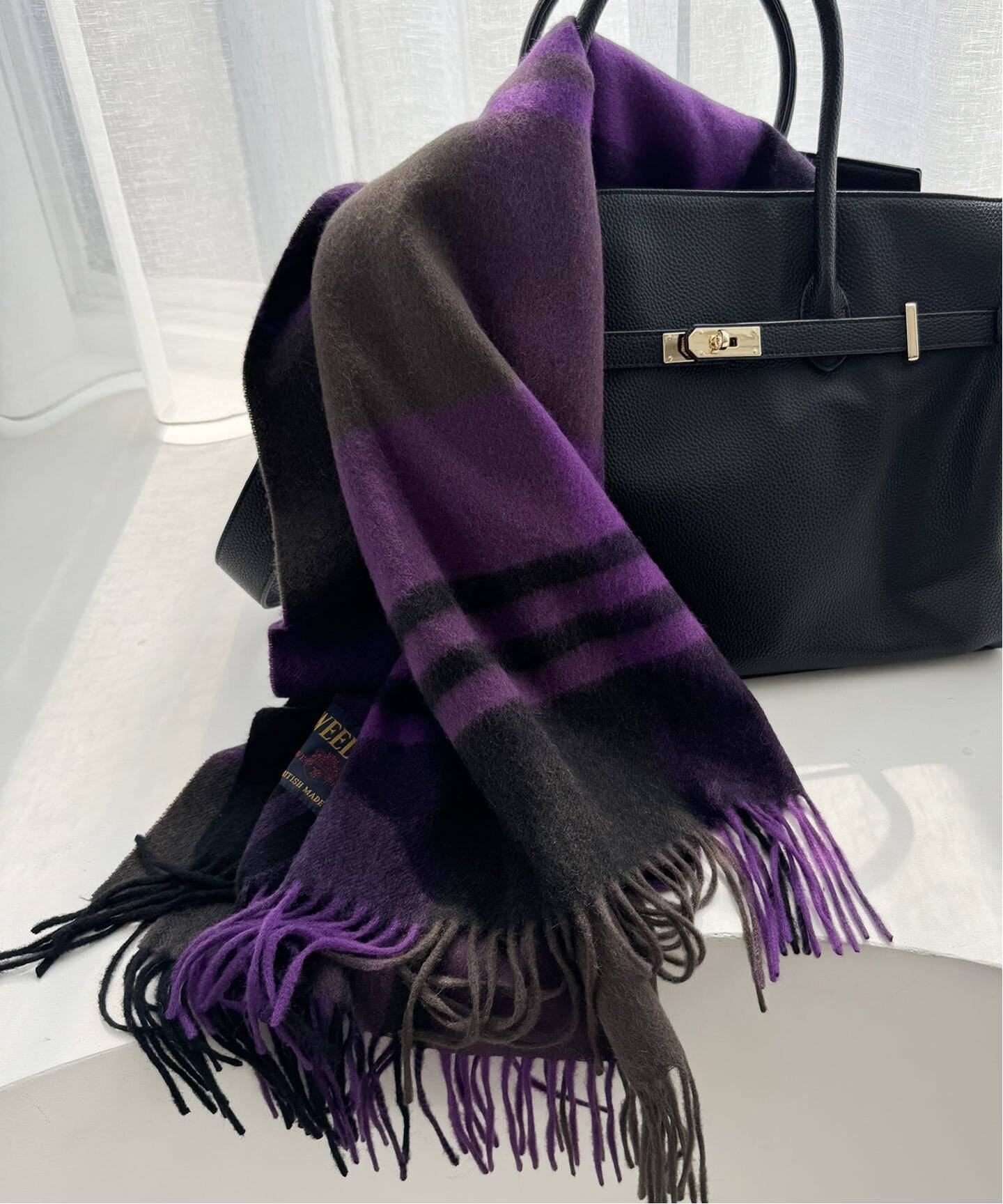 JOURNAL STANDARD relume 《追加予約》【TWEEDMILL/ツイードミル】 チェックストール ジャーナル スタンダード レリューム ファッション雑貨 マフラー・ストール・ネックウォーマー レッド パープル ブラック グリーン【送料無料】