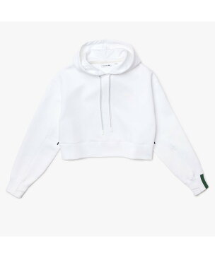 【SALE／30%OFF】LACOSTE テクニカルスウェットショートパーカ ラコステ カットソー パーカー ホワイト【送料無料】