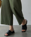 【SALE/30%OFF】ikka アシメソフトミュール イッカ シューズ・靴 その他のシューズ・靴 ブラック ホワイト