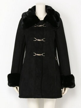 【SALE/50%OFF】LIP SERVICE フェイクムートン×ファーカラーダッフルCT リップサービス コート/ジャケット【RBA_S】【RBA_E】【送料無料】