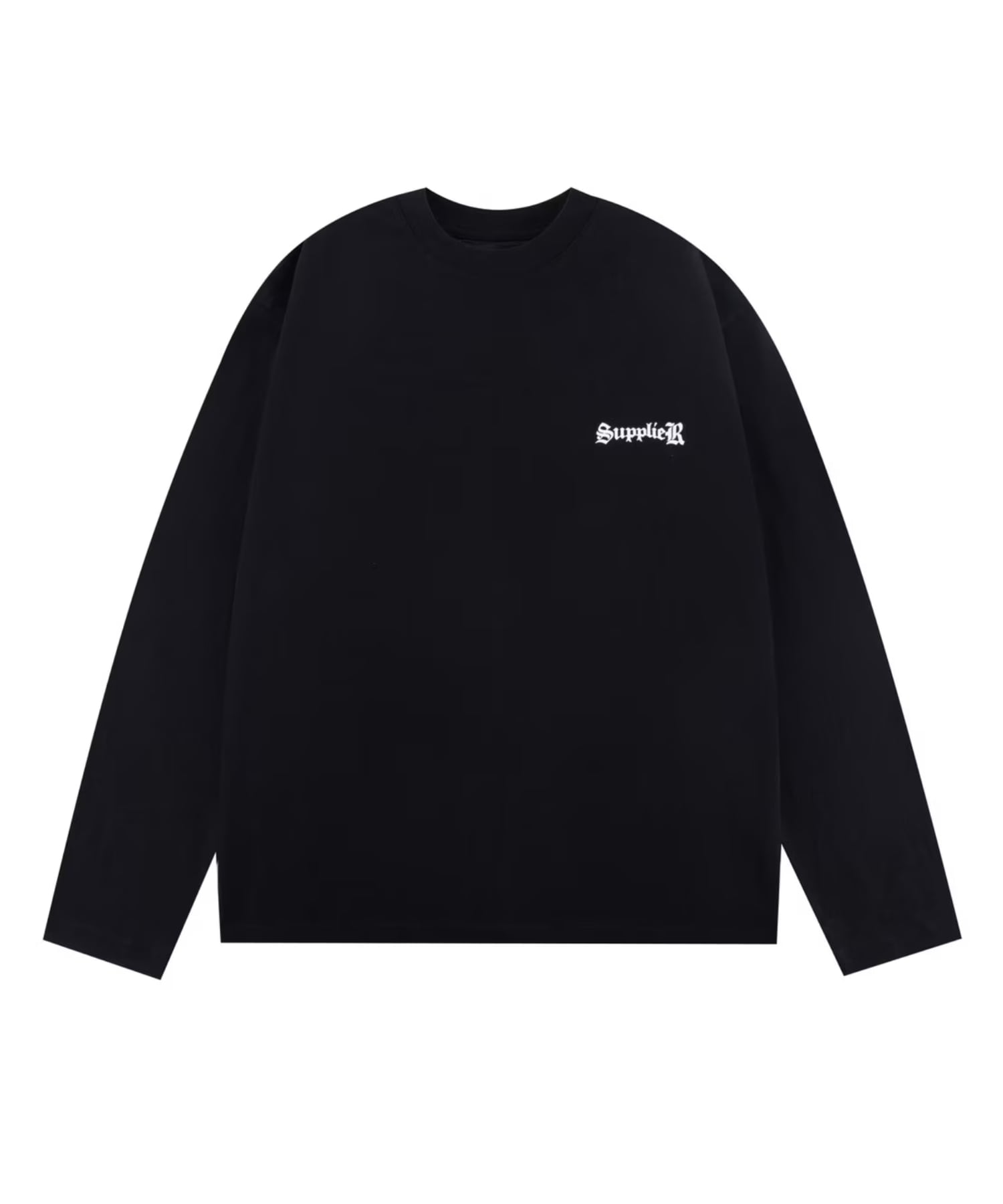 SUPPLIER 【SUPPLIER】Various Cross Long Sleeve Tee ネバーマインドザエックスユー／チカシツプラス トップス カットソー・Tシャツ ホワイト ブラック【送料無料】