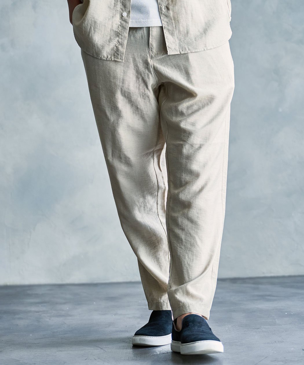SB select NATURAL STORY 接触冷感イージーパンツ シルバーバレット パンツ その他のパンツ カーキグリーン ブラック ブラウン ベージュ
