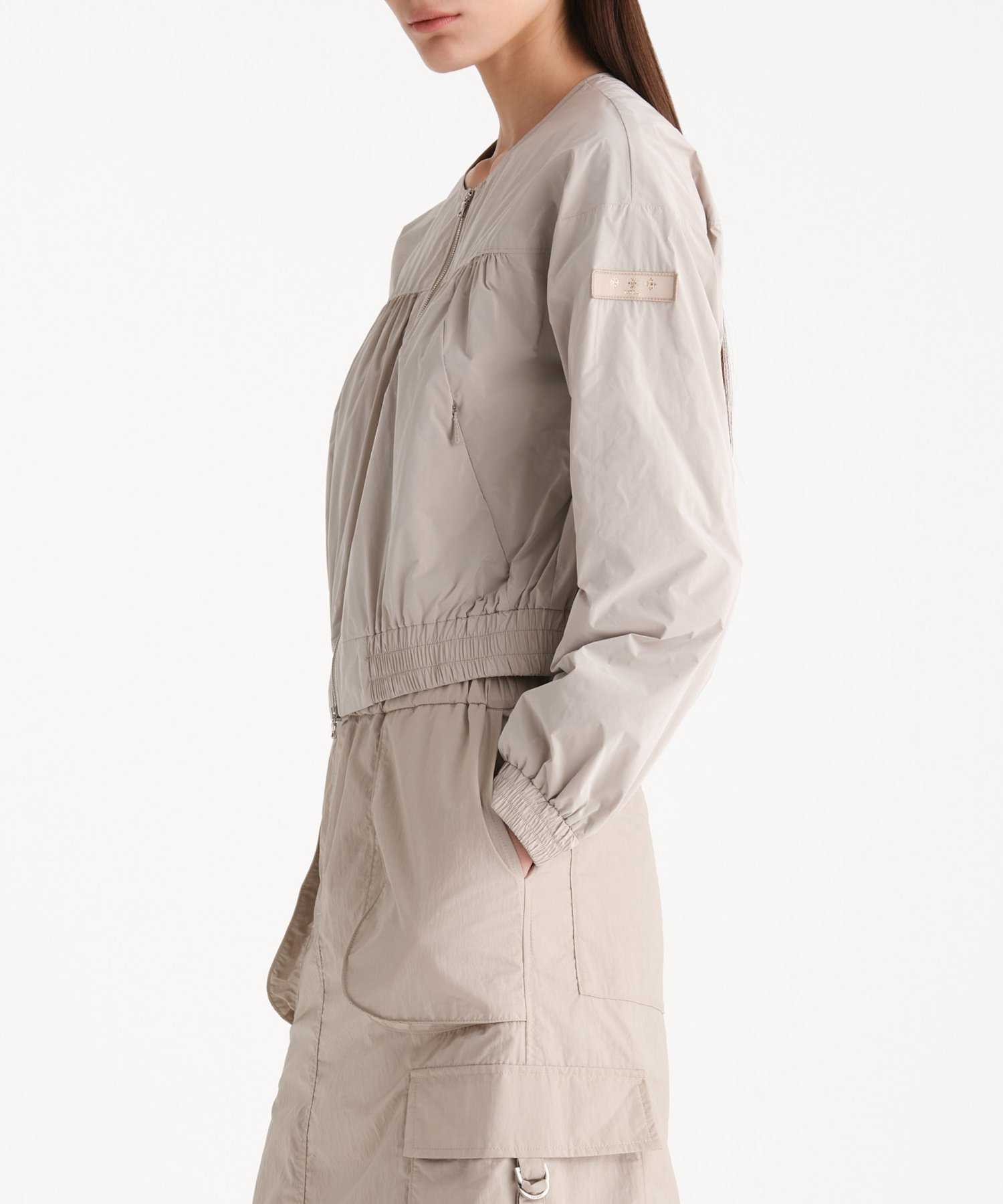 【TATRAS 直営店】AZHA アーサ / ブルゾン タトラスコンセプトストア ジャケット・アウター ブルゾン・ジャンパー ベージュ ブラック
