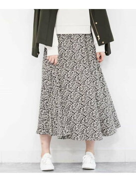 【SALE/30%OFF】MK MICHEL KLEIN 【洗える】小花柄ロングスカート エムケーミッシェルクラン スカート ロングスカート ブルー グリーン ホワイト【送料無料】