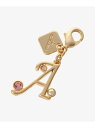 & chouette イニシャルファスナートップ A アンドシュエット ファッション雑貨 チャーム・キーチェーン ゴールド