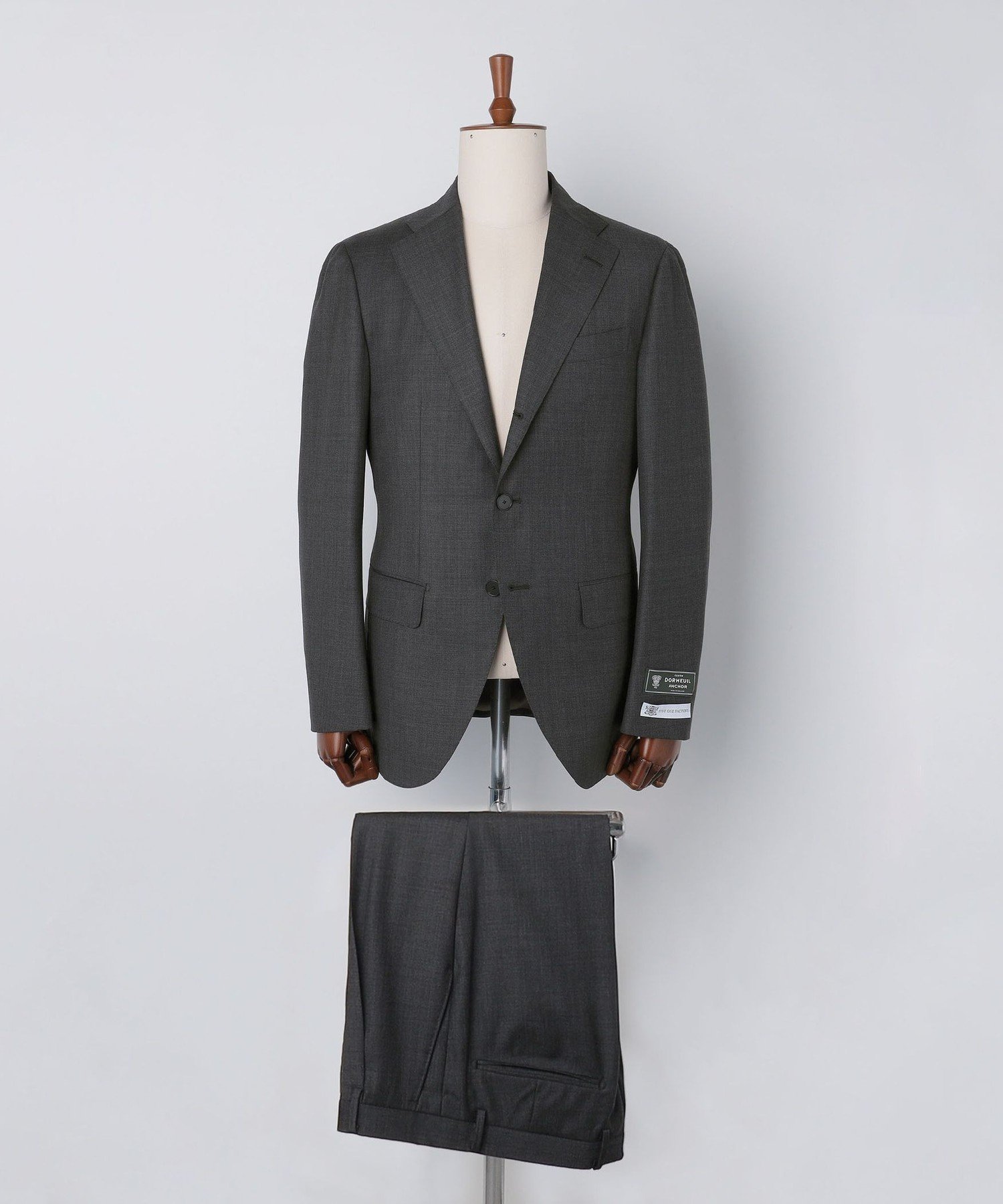 SHIPS MEN SHIPS: ラグジュアリー ドーメル ソリッド スーツ シップス スーツ・フォーマル セットアップスーツ ネイビー グレー ブラウン【送料無料】