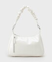 【SALE/30%OFF】UNTITLED エナメルシャーリングハンドバッグ アンタイトル バッグ ハンドバッグ ベージュ グリーン ホワイト【送料無料】