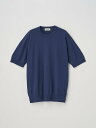 JOHN SMEDLEY ティッピング半袖コットンニットTシャツ | ASA | 30G EASY FIT ジョンスメドレー トップス ニット【送料無料】