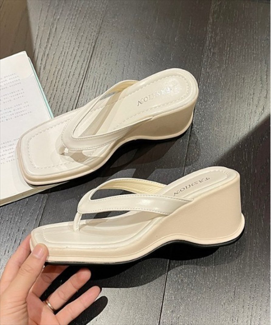 【SALE／50%OFF】La-gemme ウェッジソール トングサンダル ラジュール シューズ・...