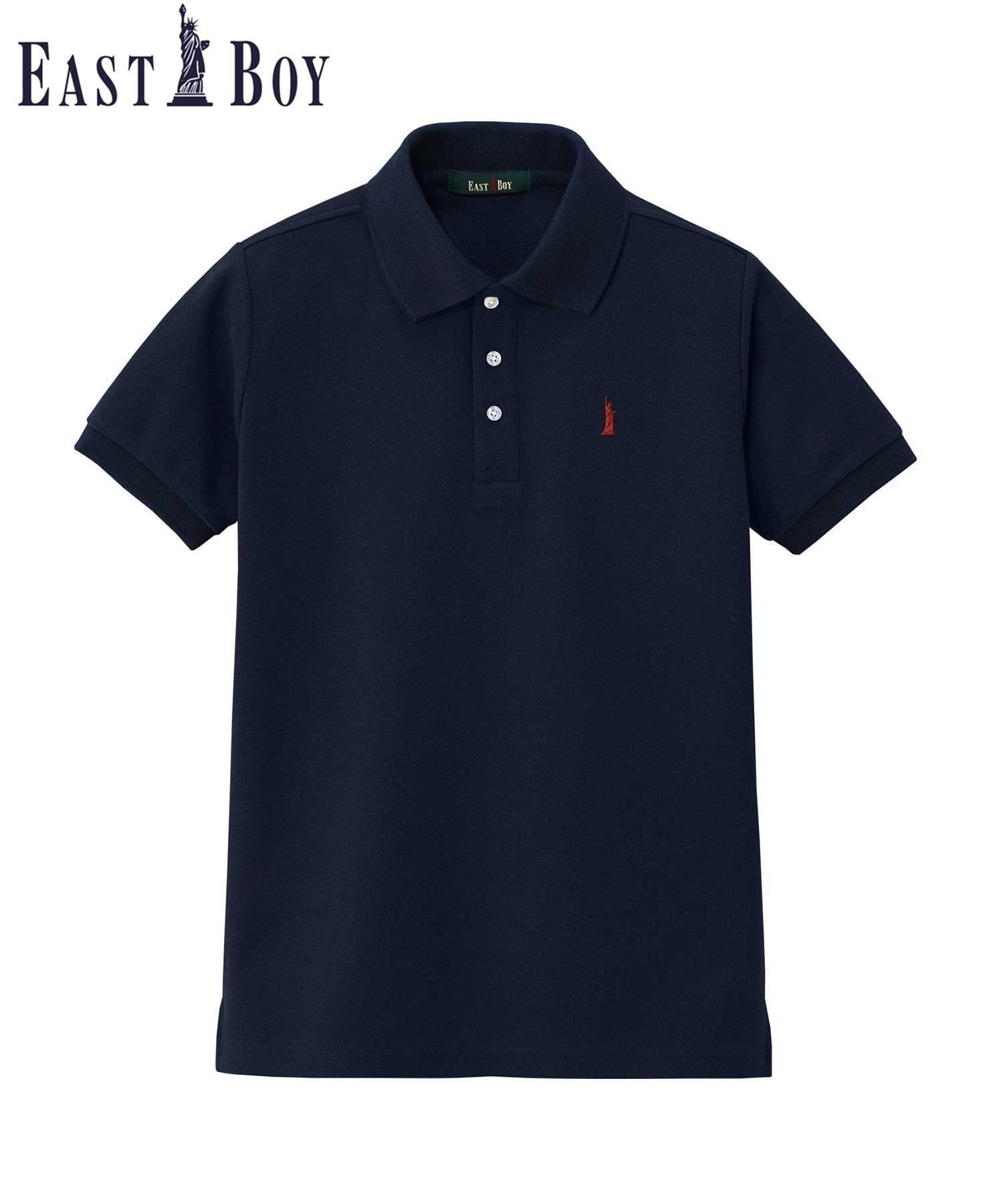 【SALE／10%OFF】EASTBOY School ポロシャツ 半袖 COOLMAX スクール 制服 通学 中学生 高校生 イーストボーイ トップス ポロシャツ ブルー レッド ホワイト【送料無料】（楽天・Rakuten Fashion）