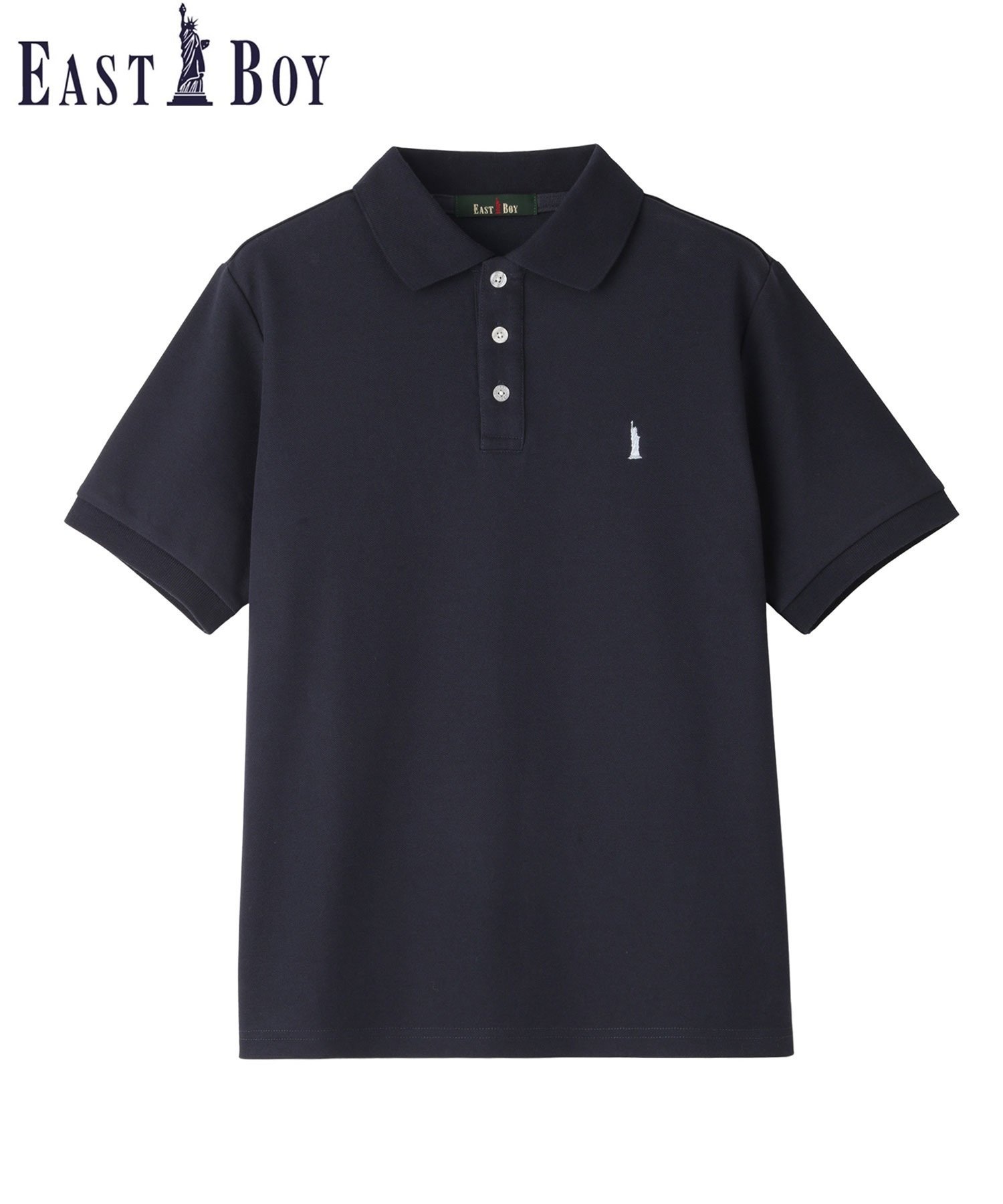 【SALE／10%OFF】EASTBOY School ポロシャツ 半袖 COOLMAX スクール 制服 通学 中学生 高校生 イーストボーイ トップス ポロシャツ ブルー レッド ホワイト【送料無料】