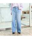 Rouge vif la cle 【RED CARD/レッドカード】Slogan ルーズストレートデニム ルージュ・ヴィフ ラクレ パンツ ジーンズ・デニムパン...