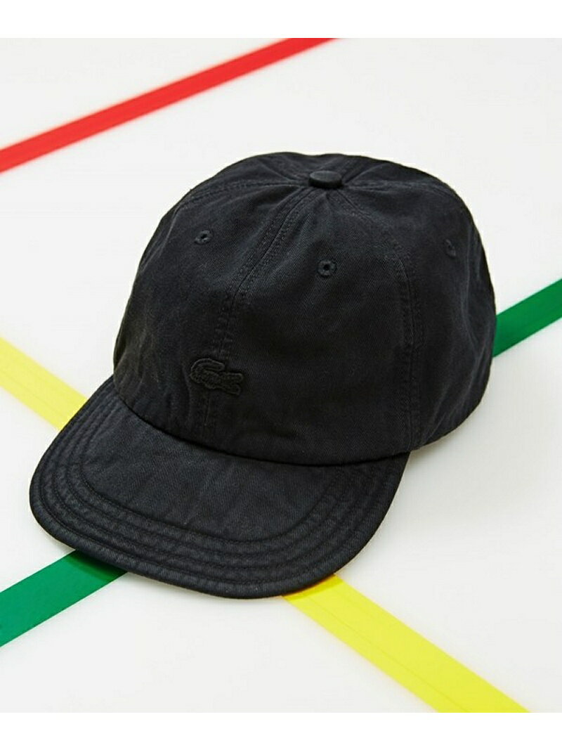 【SALE／40%OFF】LACOSTE 別注ガーメントダイ6パネルCAP ナノユニバース 帽子/ヘア小物【RBA_S】【RBA_E】【送料無料】