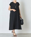 BEARDSLEY サッカーチェックワンピース ビアズリー ワンピース・ドレス その他のワンピース・ドレス ブラック ベージュ【送料無料】