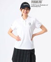 BEAMS GOLF ORANGE LABEL <WOMEN>PEANUTS スヌーピー PLUNK!ポロシャツ ビームス ゴルフ トップス ポロシャツ グリー...