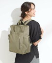 【SALE/10%OFF】SHOO・LA・RUE 【撥水】トートにもなる2WAYリュック シューラルー バッグ リュック・バックパック グレー ブラック【送料無料】