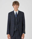 BLACK LABEL CRESTBRIDGE 【一部店舗限定】TALLIA DI DELFINO マローネチェックスリーピーススーツ ブルーレーベル / ブラ...