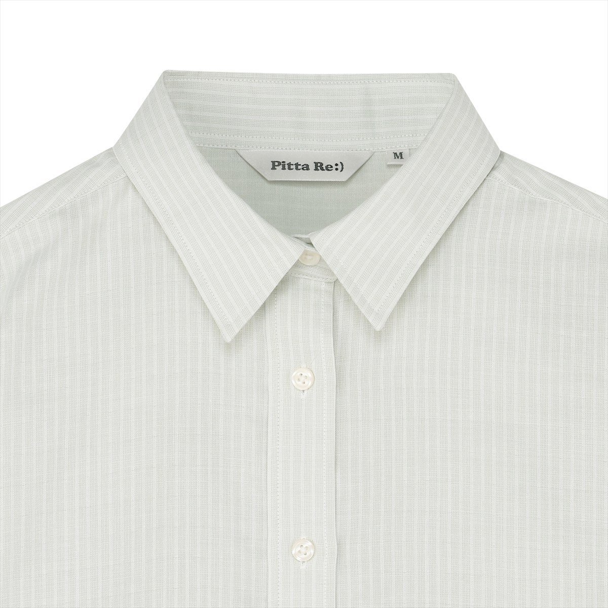 Pitta Re:) 【Pitta Re:)】ふわっとガーゼシャツ レギュラーシルエット 七分袖 綿100% レディース カジュアルシャツ BL02K107DB24R4G-73 トーキョーシャツ トップス シャツ・ブラウス グリーン